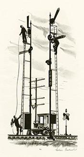 Railroad, Men at Work, Labor, Signals