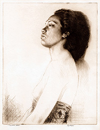 Portrait, Nude, Hawaiian Native, Young Girl