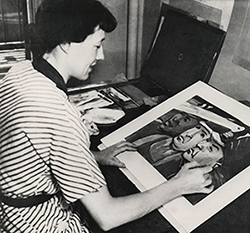 Elizabeth Olds portrait, Artist Portrait