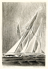 Yacht Racing, Sailing, Modernism, Precisionism, Colorado