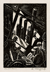 Chicago, Urban, Men at Work, Precisionism