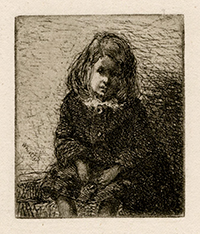 Boy, Arthur Haden, Whistler Portrait relative, Impressionism