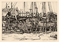 Ship Building, Workers, Gloucester
